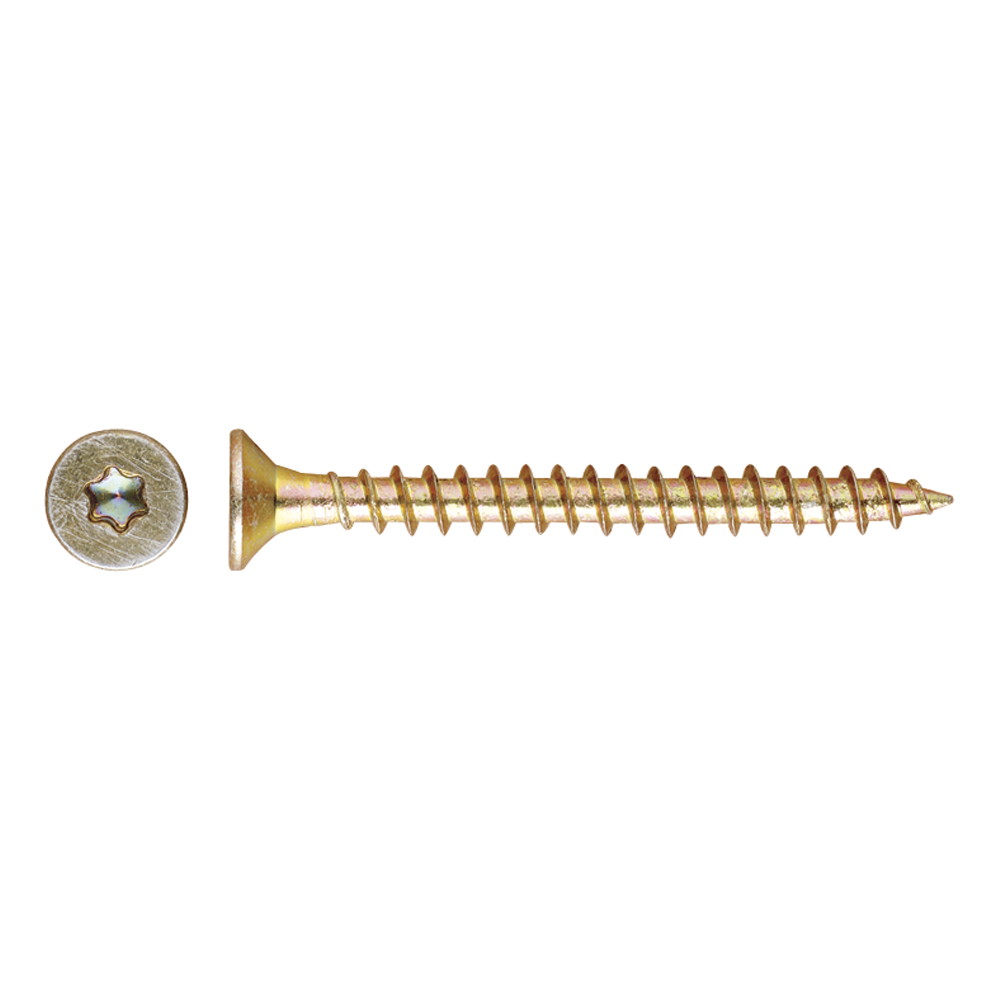 Spanplattenschraube Torx, gelb verzinkt